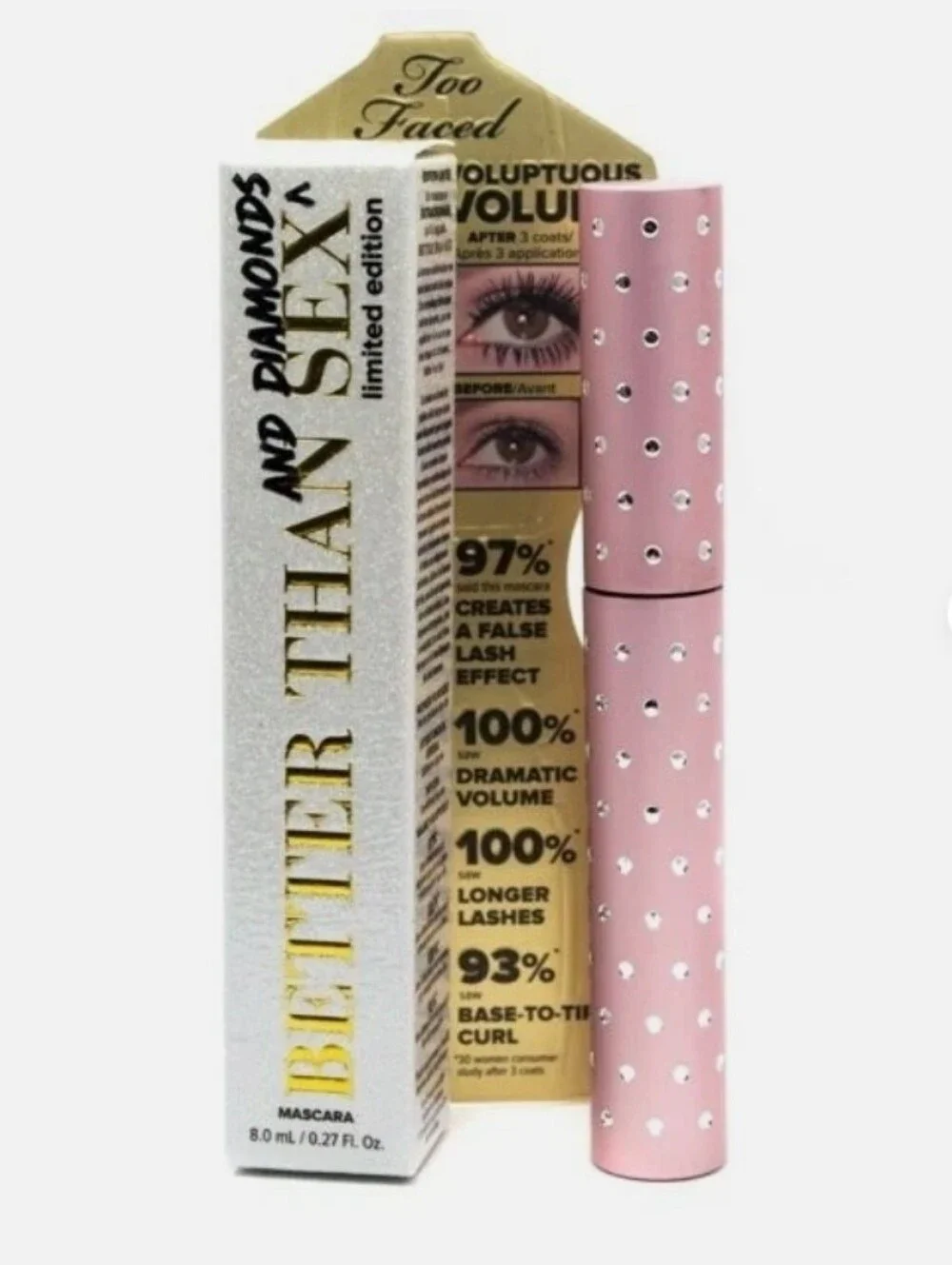 Too Faced Better Than Sex DIAMONDS Mascara ☆ Rare ☆ | Read Description